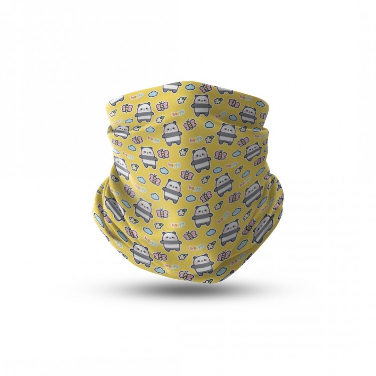 Panda Sevgisi Bandana Çocuk Headwear Boyunluk