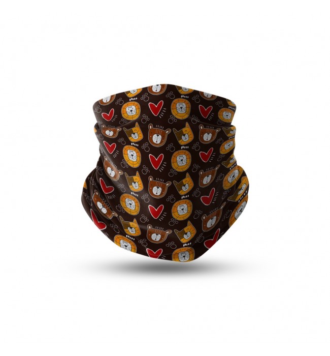 Sevimli Aslan Bandana Çocuk Headwear Boyunluk