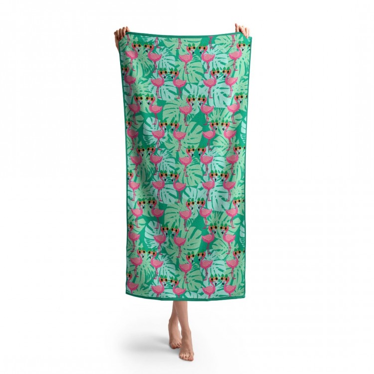 Headwear Animal Hayvan Desen Baskılı Plaj Havlusu